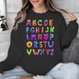 Monster ABC Cute Alphabet Halloween Teacher Costume Kids Unisex Sweatshirt, funny design Monster ABC Cute Alphabet Halloween Teacher Costume Kids Unisex Sweatshirt, funny design