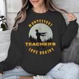 Montessori Teachers Love Brains Halloween Novelty Men Women Unisex Sweatshirt, funny design