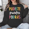 Multilingual Hispanic Heritage Spanish Teacher Maestra Unisex Sweatshirt, funny design Multilingual Hispanic Heritage Spanish Teacher Maestra Unisex Sweatshirt, funny design