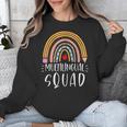 Multilingual Squad Multilingual Teacher Appreciation Kids Unisex Sweatshirt, funny design Multilingual Squad Multilingual Teacher Appreciation Kids Unisex Sweatshirt, funny design