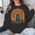 Music Teacher I Teach My Favorite Musicians Autumn Rainbow Men Women Unisex Sweatshirt, funny design