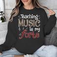 Music Teacher Teaching Music Is My Forte For Music Lovers Unisex Sweatshirt, funny design Music Teacher Teaching Music Is My Forte For Music Lovers Unisex Sweatshirt, funny design