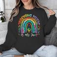 Musical Teacher Teaching Music Is My Jam Rainbow Tie Dye Unisex Sweatshirt, funny design Musical Teacher Teaching Music Is My Jam Rainbow Tie Dye Unisex Sweatshirt, funny design