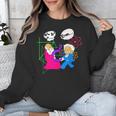 Nerdy Pythagoras Fighting Over C Squared Math Teacher Unisex Sweatshirt, funny design