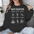 Nerdy Vintage Wave Behavior Physics Science Teacher Geek Men Women Girls Kids Unisex Sweatshirt, Science Teacher Gifts, funny design Nerdy Vintage Wave Behavior Physics Science Teacher Geek Men Women Girls Kids Unisex Sweatshirt, Science Teacher Gifts, funny design