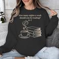How Many Nights A Week Should You Be Reading 6-7 Teacher Fun Unisex Sweatshirt, funny design How Many Nights A Week Should You Be Reading 6-7 Teacher Fun Unisex Sweatshirt, funny design
