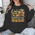 One Thankful Substitute Teacher Turkey Leopard Thanksgiving For Men Women Unisex Sweatshirt, funny design One Thankful Substitute Teacher Turkey Leopard Thanksgiving For Men Women Unisex Sweatshirt, funny design