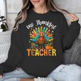 One Thankful Teacher Thanksgiving Turkey Cute Crayon Pencil Unisex Sweatshirt, funny design One Thankful Teacher Thanksgiving Turkey Cute Crayon Pencil Unisex Sweatshirt, funny design