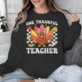 One Thankful Teacher Turkey Thanksgiving Teaching Unisex Sweatshirt, funny design One Thankful Teacher Turkey Thanksgiving Teaching Unisex Sweatshirt, funny design
