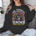 Hispanic Heritage Month One Thankful Teacher Rainbow Unisex Sweatshirt, funny design
