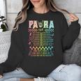 Para Tour Paraprofessional Squad Rock Teacher Back To School Unisex Sweatshirt, funny design Para Tour Paraprofessional Squad Rock Teacher Back To School Unisex Sweatshirt, funny design