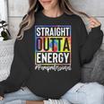 Paraprofessional Straight Outta Energy Teacher Life For Men Women Unisex Sweatshirt, funny design