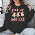Pas De BOO-Rée Ballet Ghost Dancer Dance Teacher Halloween Unisex Sweatshirt, funny design Pas De BOO-Rée Ballet Ghost Dancer Dance Teacher Halloween Unisex Sweatshirt, funny design