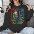 PE Teacher Phys Ed Tie Dye Physical Education Appreciation Unisex Sweatshirt, Pe Teacher Gifts, funny design