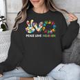 Peace Love Inclusion Sped Squad Special-Ed Teacher Daycare Unisex Sweatshirt, funny design Peace Love Inclusion Sped Squad Special-Ed Teacher Daycare Unisex Sweatshirt, funny design