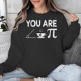 Pi Day Shirt Women Teacher 2022 Math Cutie Pie Acute Tea Pie Unisex Sweatshirt, funny design