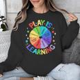 Play Is Learning Teacher Kindergarten For Men Women Kids Unisex Sweatshirt, funny design Play Is Learning Teacher Kindergarten For Men Women Kids Unisex Sweatshirt, funny design