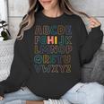 Pre K Kindergarten Hi Alphabet Back To School Teachers Men Women Girls Kids Unisex Sweatshirt, funny design