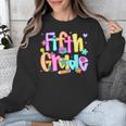 Preppy Fifth Grade Back To School 5th Grade Teacher Girl Boy Unisex Sweatshirt, funny design Preppy Fifth Grade Back To School 5th Grade Teacher Girl Boy Unisex Sweatshirt, funny design