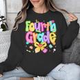 Preppy Fourth Grade Back To School 4th Grade Teacher Girls Unisex Sweatshirt, 4th Grade Teacher Gifts, funny design Preppy Fourth Grade Back To School 4th Grade Teacher Girls Unisex Sweatshirt, 4th Grade Teacher Gifts, funny design