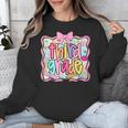 Preppy Third Grade Back To School Teacher Girl Kid Unisex Sweatshirt, funny design Preppy Third Grade Back To School Teacher Girl Kid Unisex Sweatshirt, funny design