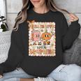 Pumpkin Teacher Preppy Fall In Love With Learning Autumn Unisex Sweatshirt, funny design Pumpkin Teacher Preppy Fall In Love With Learning Autumn Unisex Sweatshirt, funny design