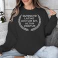 Quidquid Latine Dictum Sit Altum Videtur Teacher Unisex Sweatshirt, funny design Quidquid Latine Dictum Sit Altum Videtur Teacher Unisex Sweatshirt, funny design