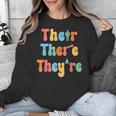 There Their They'Re English Class Grammar Joke Teacher Unisex Sweatshirt, English Teacher Gifts, funny design There Their They'Re English Class Grammar Joke Teacher Unisex Sweatshirt, English Teacher Gifts, funny design