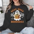 Read More Books Halloween Retro Pumpkin Reading Fall Teacher Unisex Sweatshirt, funny design