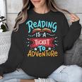 Reading Adventure Library Student Teacher Book Unisex Sweatshirt, funny design