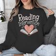 Reading Intervention Teacher Unisex Sweatshirt, funny design