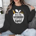Real Superheroes Wear No Capes Teacher Design Teach Unisex Sweatshirt, funny design Real Superheroes Wear No Capes Teacher Design Teach Unisex Sweatshirt, funny design
