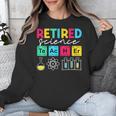 Retired Science Teacher Periodic Table Teacher Life Unisex Sweatshirt, Science Teacher Gifts, funny design
