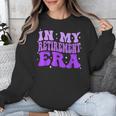 In My Retirement Era Groovy Retired Teacher 2025 Women Unisex Sweatshirt, Groovy Teacher Gifts, funny design In My Retirement Era Groovy Retired Teacher 2025 Women Unisex Sweatshirt, Groovy Teacher Gifts, funny design