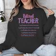 Retiring Teacher Tshirt For Retired Teachers For Men Women Unisex Sweatshirt, funny design
