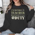 Retro Back To School Women Old Camo Preschool Teacher Unisex Sweatshirt, funny design Retro Back To School Women Old Camo Preschool Teacher Unisex Sweatshirt, funny design
