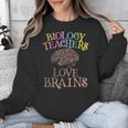 Retro BIOLOGY TEACHERS LOVE BRAINS This Is My Scary STEM Unisex Sweatshirt, funny design Retro BIOLOGY TEACHERS LOVE BRAINS This Is My Scary STEM Unisex Sweatshirt, funny design