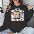 Retro Are You Fall O Ween Directions Teacher Halloween Ghost Unisex Sweatshirt, funny design Retro Are You Fall O Ween Directions Teacher Halloween Ghost Unisex Sweatshirt, funny design