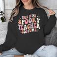 Retro Halloween This Is My Spooky School Teacher Costume Unisex Sweatshirt, funny design Retro Halloween This Is My Spooky School Teacher Costume Unisex Sweatshirt, funny design