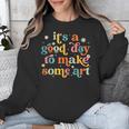 Retro It's a Good Day To Make Some Art Teacher Student Unisex Sweatshirt, funny design Retro It's a Good Day To Make Some Art Teacher Student Unisex Sweatshirt, funny design