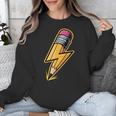 Retro Pencil Pencil Back To School Teacher Student Unisex Sweatshirt, funny design