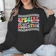Retro Special Education Squad Groovy Dream Team SPED Teacher Unisex Sweatshirt, Groovy Teacher Gifts, funny design Retro Special Education Squad Groovy Dream Team SPED Teacher Unisex Sweatshirt, Groovy Teacher Gifts, funny design