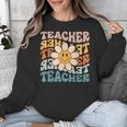 Retro Teacher Daisy Colorful Elementary School Teacher Unisex Sweatshirt, funny design Retro Teacher Daisy Colorful Elementary School Teacher Unisex Sweatshirt, funny design