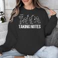 Retro Vintage Musical Taking Notes Teachers Music Love Unisex Sweatshirt, funny design Retro Vintage Musical Taking Notes Teachers Music Love Unisex Sweatshirt, funny design