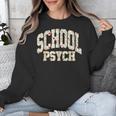 Retro Wildflower School Psych Teacher School Psychologist Unisex Sweatshirt, funny design Retro Wildflower School Psych Teacher School Psychologist Unisex Sweatshirt, funny design