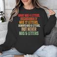 Riddle Wordplay Joke For Grammar Nerds And Teachers Unisex Sweatshirt, funny design Riddle Wordplay Joke For Grammar Nerds And Teachers Unisex Sweatshirt, funny design