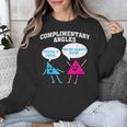 Right Acute Triangle Math Teacher Cool Geometry Unisex Sweatshirt, funny design