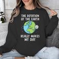 Rotation Of The Earth Makes My Day Science Teacher Earth Day Unisex Sweatshirt, Science Teacher Gifts, funny design