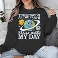 Rotation Of Earth Science Teacher Earth Day Men Women Unisex Sweatshirt, Science Teacher Gifts, funny design Rotation Of Earth Science Teacher Earth Day Men Women Unisex Sweatshirt, Science Teacher Gifts, funny design