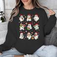 Santa Ghost Reading Books Christmas Library Teacher Unisex Sweatshirt, funny design Santa Ghost Reading Books Christmas Library Teacher Unisex Sweatshirt, funny design